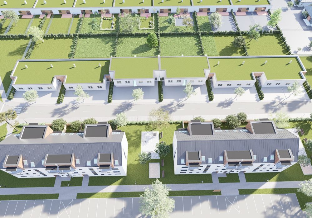 pohľad na projekt IBV Dvorníky